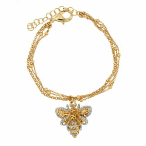 BRACCIALE "AMAZZONE" DORATO IN OTTONE APE