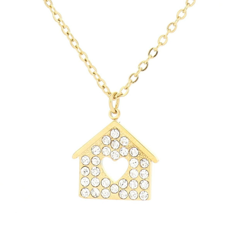 COLLANA CM 38+5 "ADANA" MM 14 IN ACCIAIO