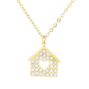 COLLANA CM 38+5 "ADANA" MM 14 IN ACCIAIO