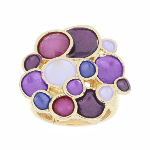 ANELLO MM 27 ARMONIA IN OTTONE