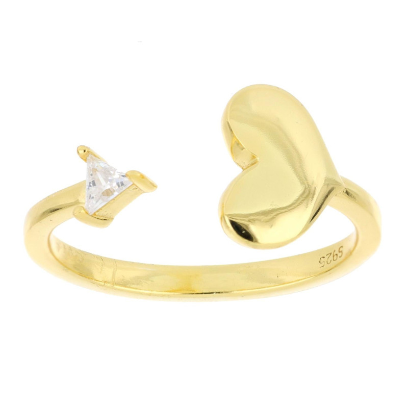 ANELLO MISTI IN ARGENTO 925 CUORE MM 9