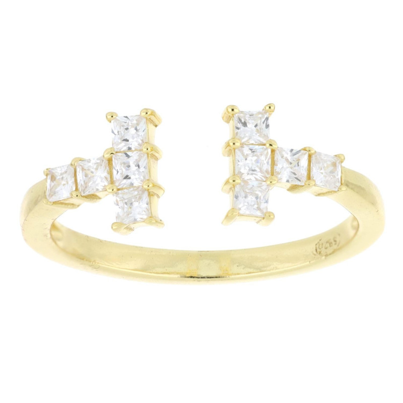 ANELLO MM 7 MISTI IN ARGENTO 925