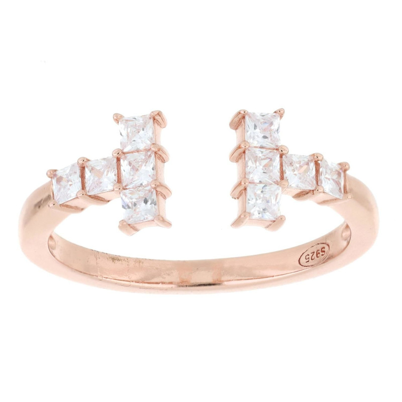 ANELLO MM 7 MISTI IN ARGENTO 925