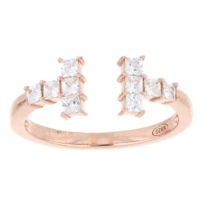 ANELLO MM 7 MISTI IN ARGENTO 925