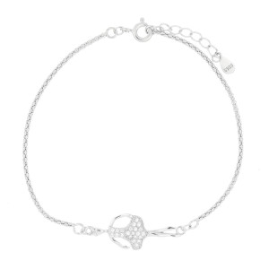 BRACCIALE CM 17+2 BALLERINA MM 25 IN ARGENTO 925