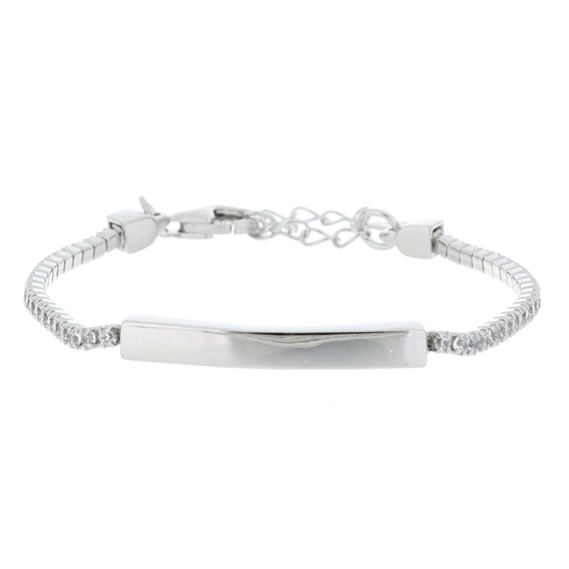 BRACCIALE CM 12+3 TENNIS BABY IN ARGENTO 925