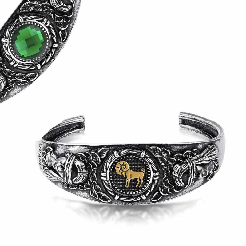 BRACCIALE ANDROMEDA ARIETE IN OTTONE