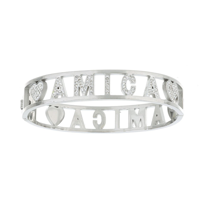 BRACCIALE NOME IN ACCIAIO "AMICA"