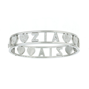 BRACCIALE NOME IN ACCIAIO "ZIA"
