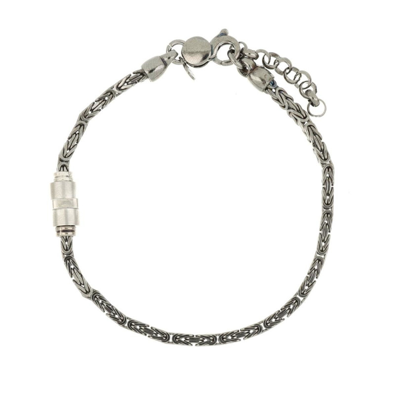 BRACCIALE UOMO IN ARGENTO 925