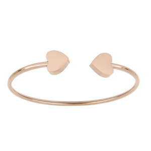 BRACCIALE MANHATTAN IN ACCIAO CUORE