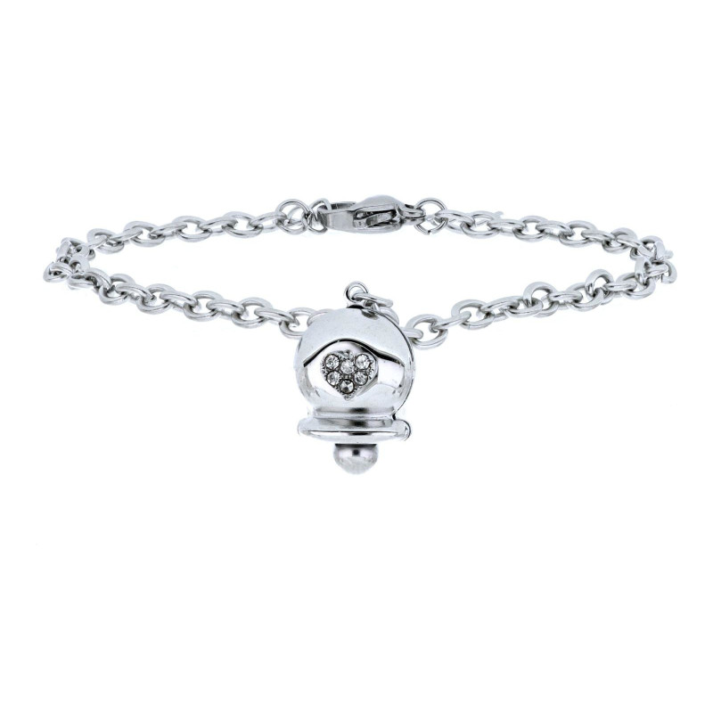 BRACCIALE CM 16+3 BELLS IN ACCIAIO MM 13