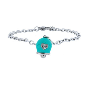 BRACCIALE CM 16+3 BELLS IN ACCIAIO MM 13