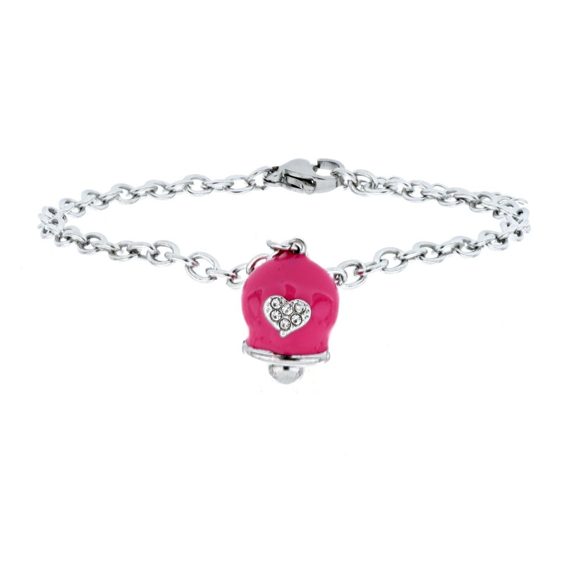 BRACCIALE CM 16+3 BELLS IN ACCIAIO MM 13