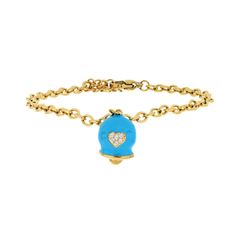 BRACCIALE CM 16+3 BELLS IN ACCIAIO MM 13