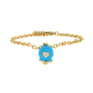 BRACCIALE CM 16+3 BELLS IN ACCIAIO MM 13