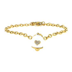 BRACCIALE CM 16+3 BELLS IN ACCIAIO MM 13