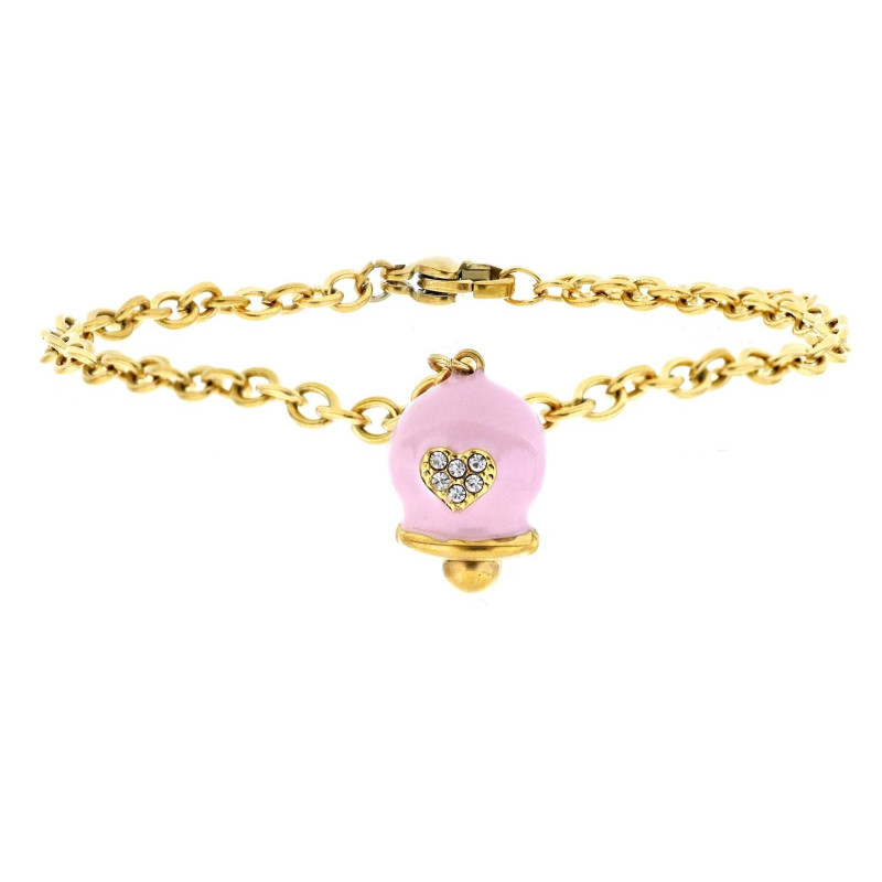 BRACCIALE CM 16+3 BELLS IN ACCIAIO MM 13