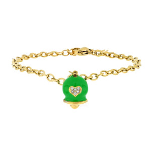 BRACCIALE CM 16+3 BELLS IN ACCIAIO MM 13