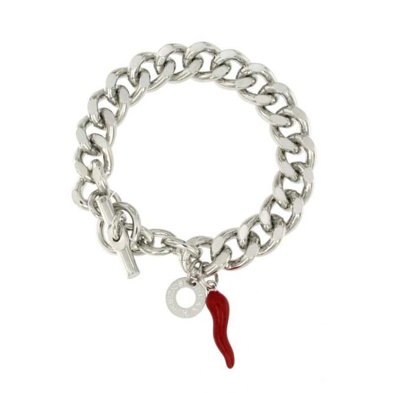 BRACCIALE IN OTTONE CON CORNO