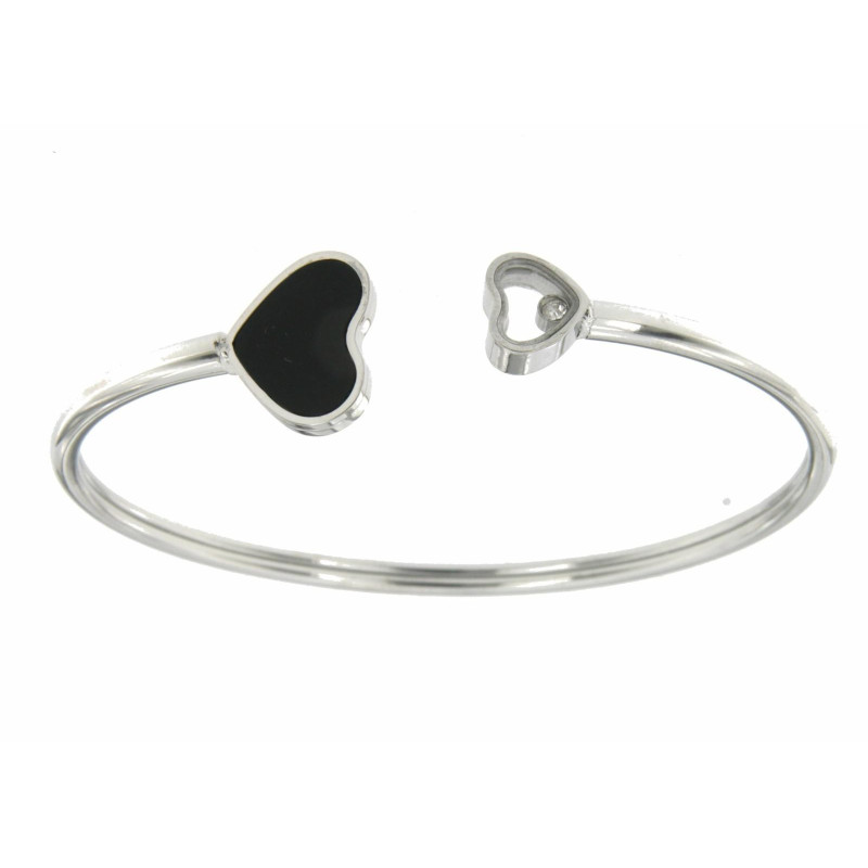 BRACCIALE CHARM IN ACCIAIO CUORE
