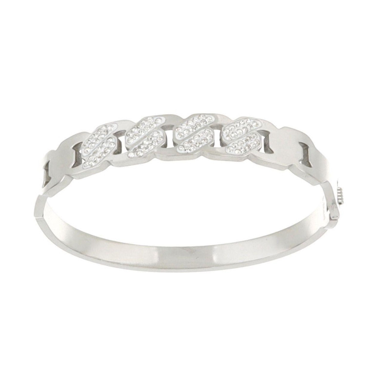 BRACCIALE MANHATTAN IN ACCIAIO