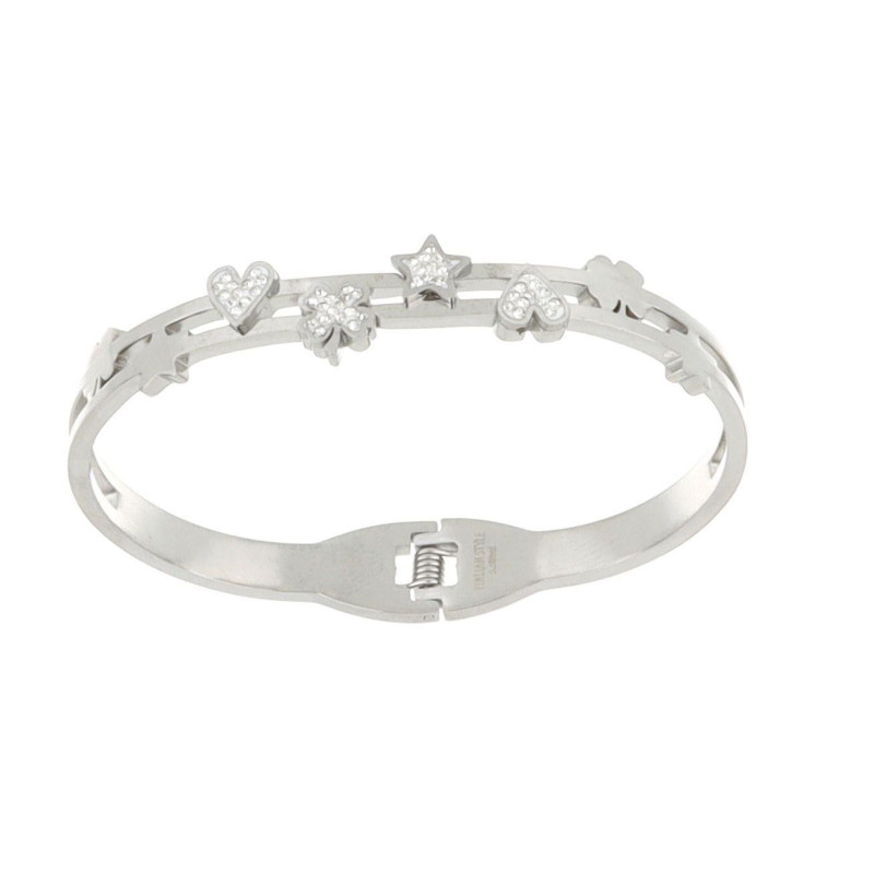 BRACCIALE MANHATTAN IN ACCIAIO