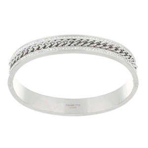 BRACCIALE MANHATTAN IN ACCIAIO