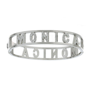 BRACCIALE NOME IN ACCIAIO "MONICA"