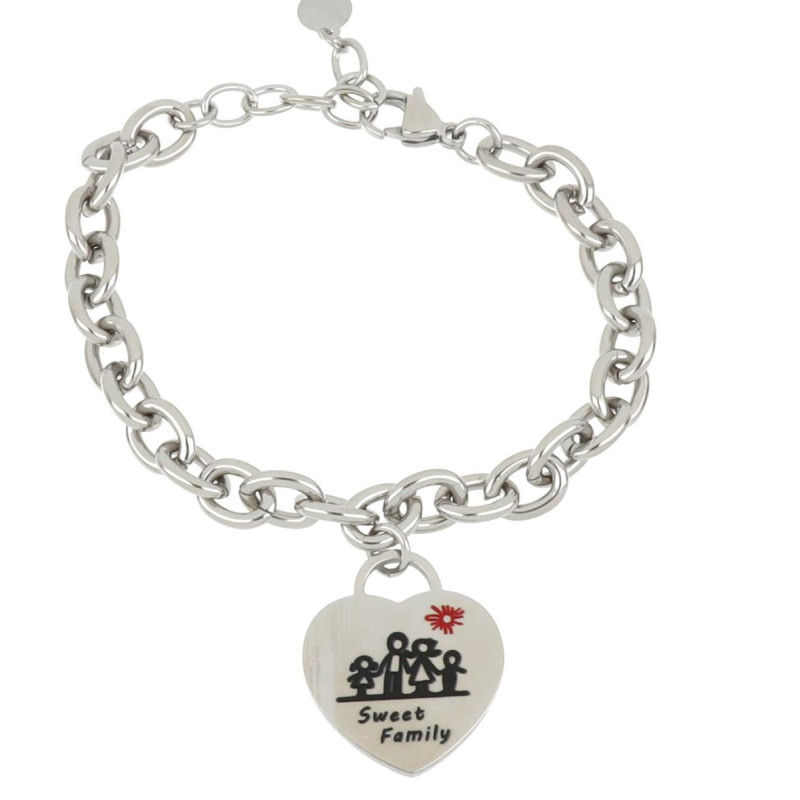 BRACCIALE NAIROBI "SWEET FAMILY" MM 24 IN ACCIAIO