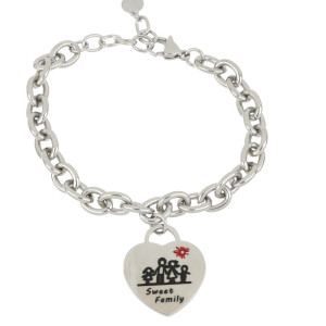 BRACCIALE NAIROBI "SWEET FAMILY" MM 24 IN ACCIAIO