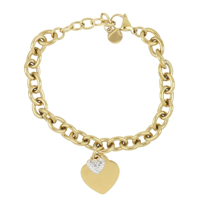 BRACCIALE NAIROBI IN ACCIAIO CUORE