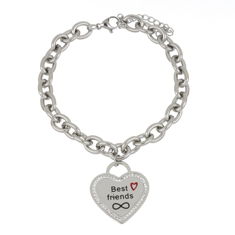 BRACCIALE NAIROBI IN ACCIAIO "BEST FRIENDS"