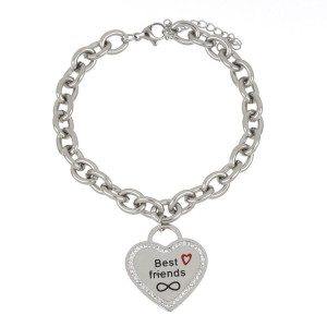 BRACCIALE NAIROBI IN ACCIAIO "BEST FRIENDS"
