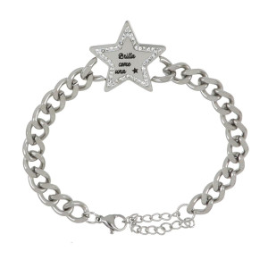 BRACCIALE NAIROBI IN ACCIAIO BRILLA COME UNA STELLA