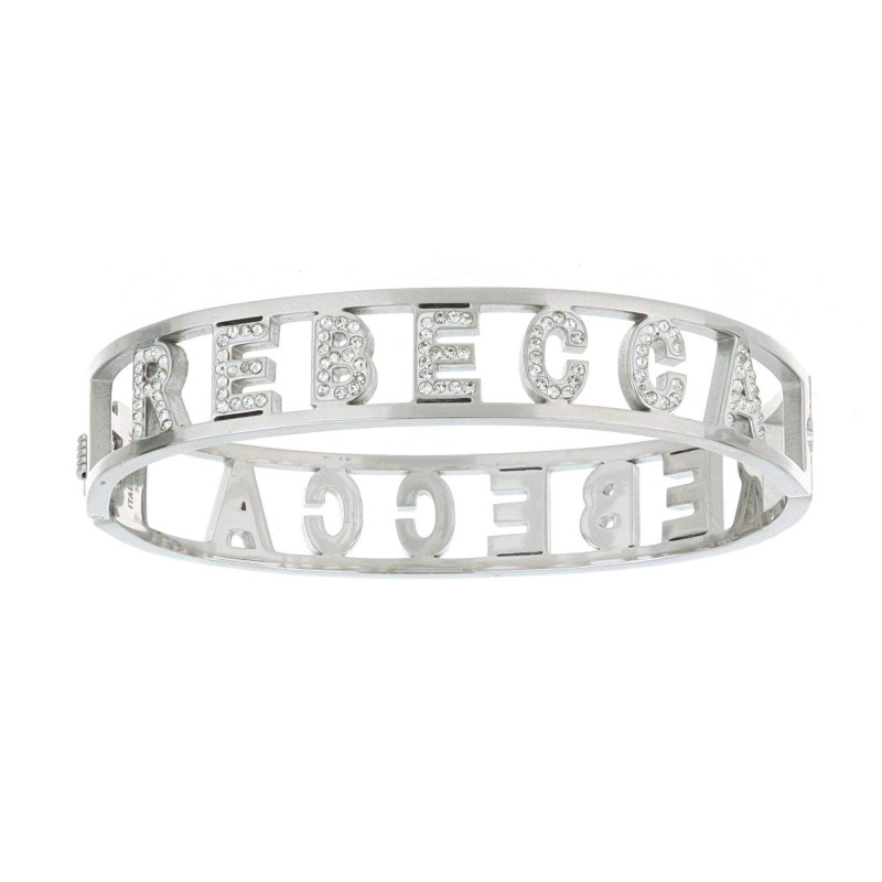 BRACCIALE NOME IN ACCIAIO "REBECCA"