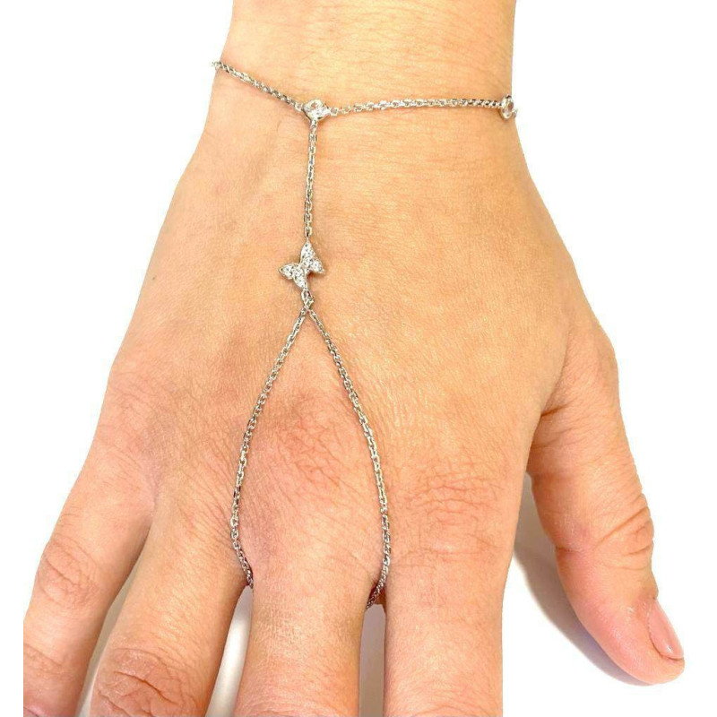 BRACCIALE BACIAMANO IN ARGENTO