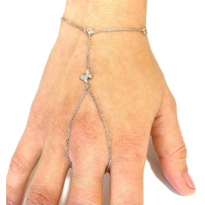 BRACCIALE BACIAMANO IN ARGENTO