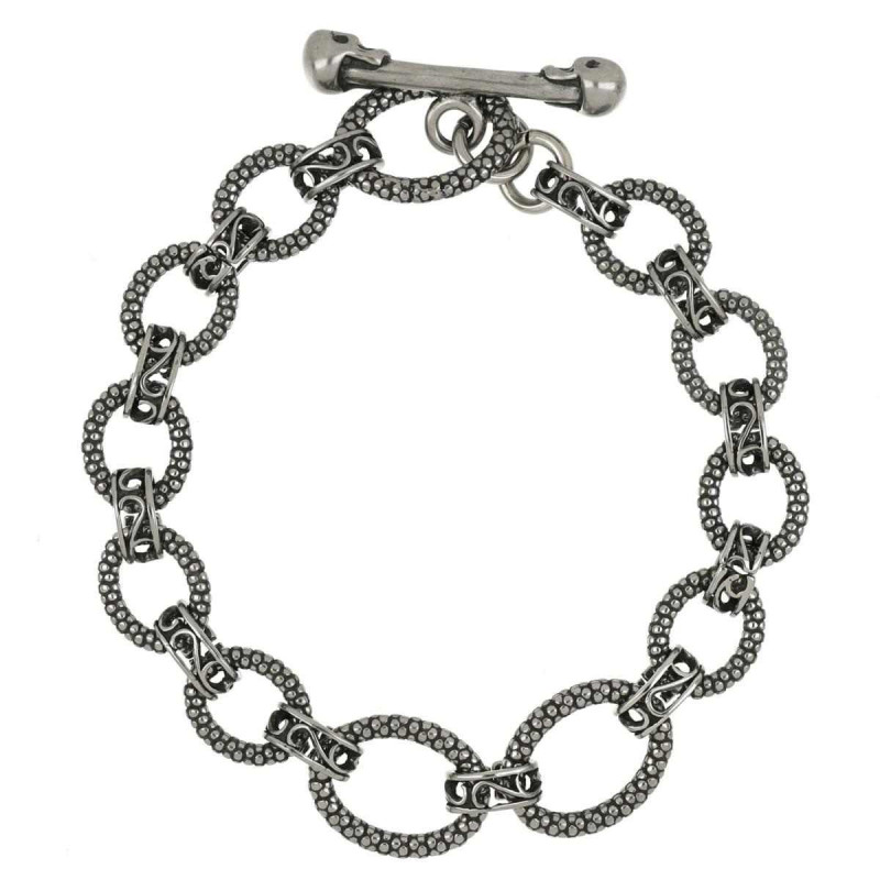 BRACCIALE UOMO CM 19+1 IN ACCIAIO