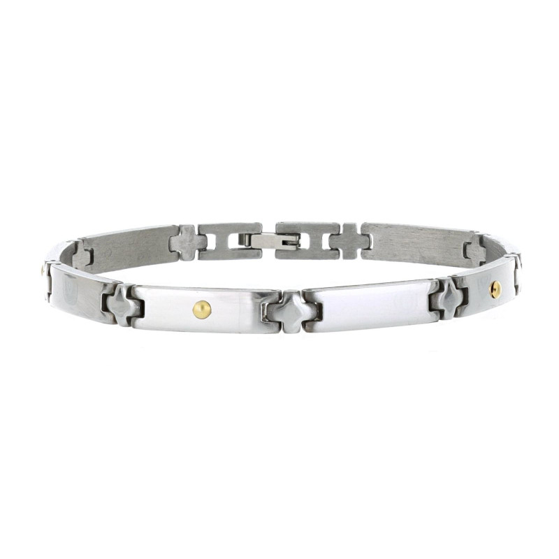 BRACCIALE UOMO ECO IN ACCIAIO MM 6