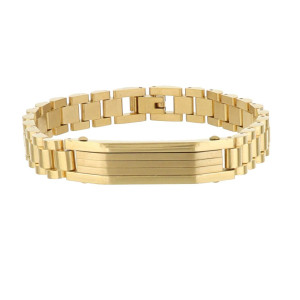 BRACCIALE UOMO IN ACCIAIO MAGLIA ROLEX