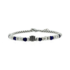 BRACCIALE CM 19+2 UOMO IN ACCIAIO