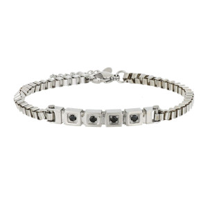 BRACCIALE UOMO ECO IN ACCIAIO CM 16,5+5