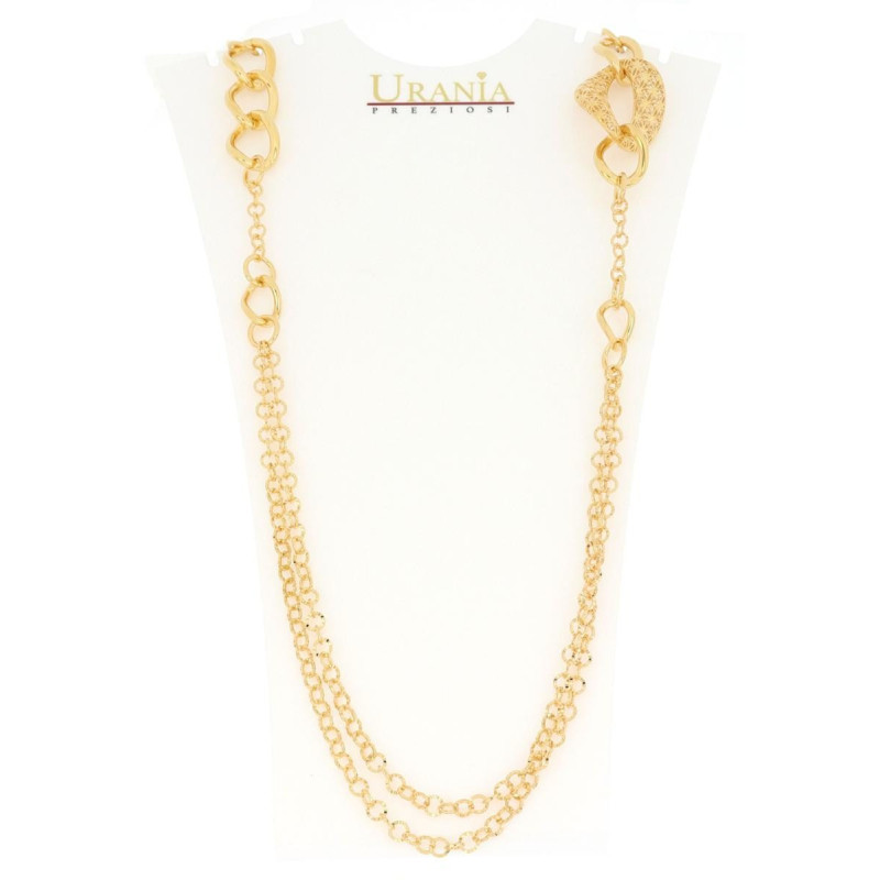 COLLANA "GIOIA" RODIATO CM 87 IN OTTONE