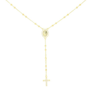 COLLANA CM 55+4 ROSARIO MM 2 IN ARGENTO 925