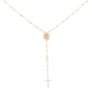 COLLANA CM 46+4 ROSARIO MM 2 IN ARGENTO 925