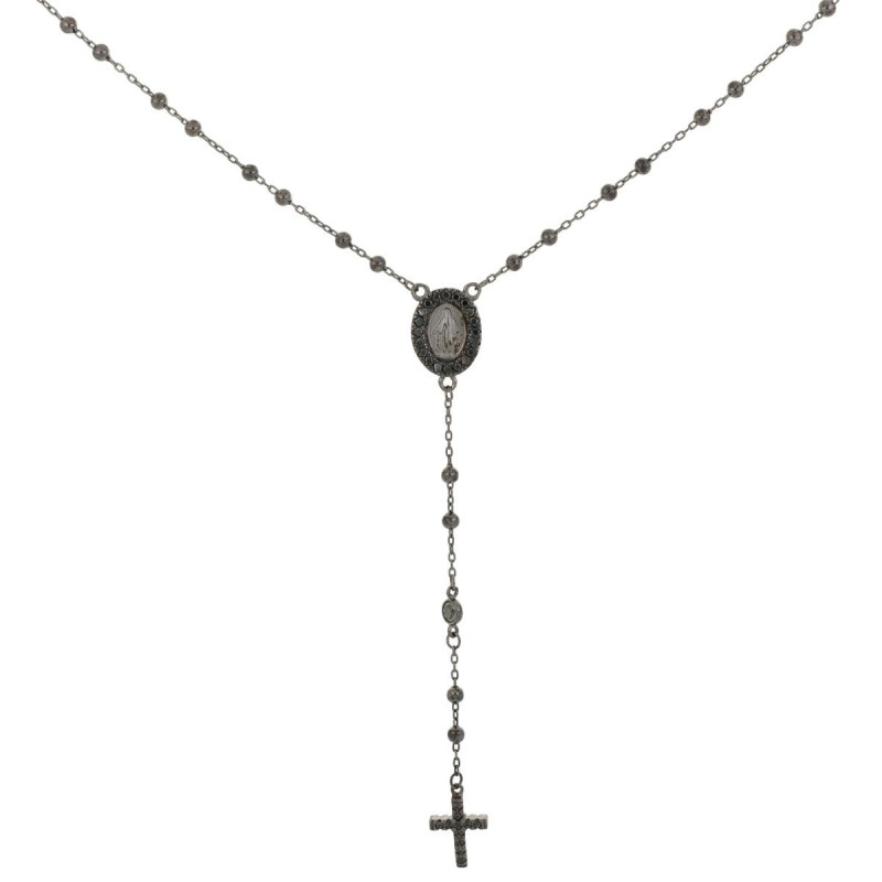 COLLANA CM 45+3 ROSARIO MM 2 IN ARGENTO 925