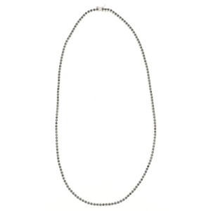 COLLANA CM 45 TENNIS IN ARGENTO 925
