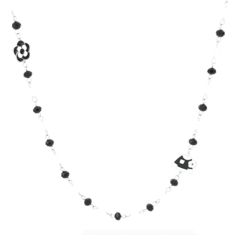COLLANA AFRODITE IN ACCIAIO CM 90+4