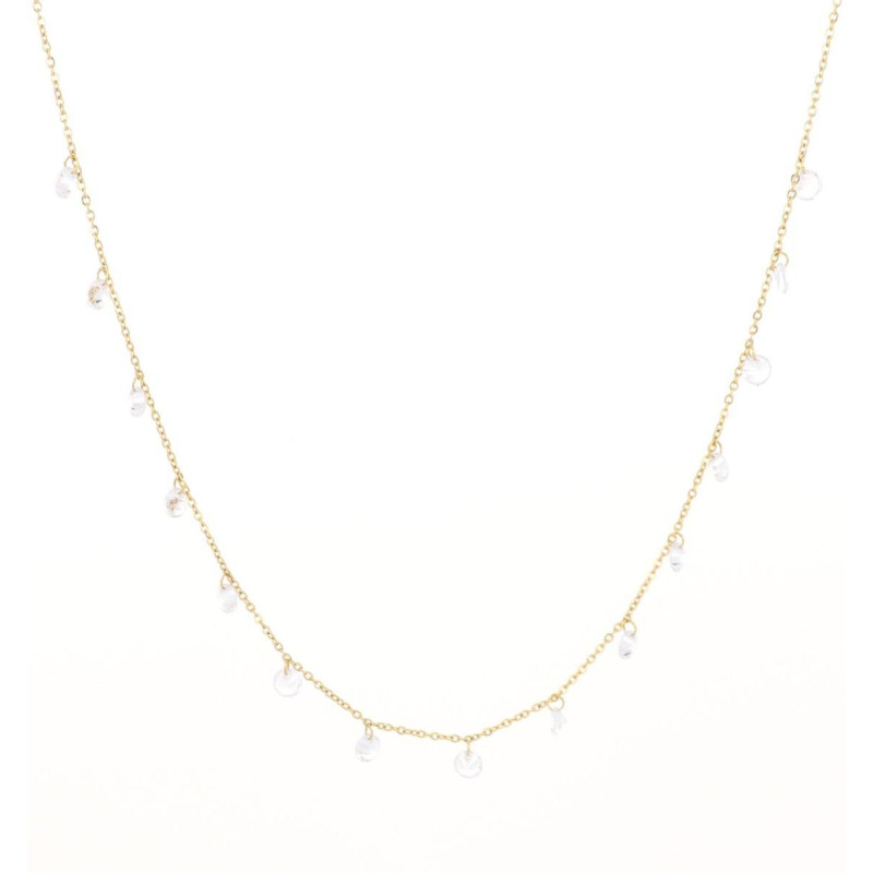 COLLANA AFRODITE IN ACCIAIO CM 41+5